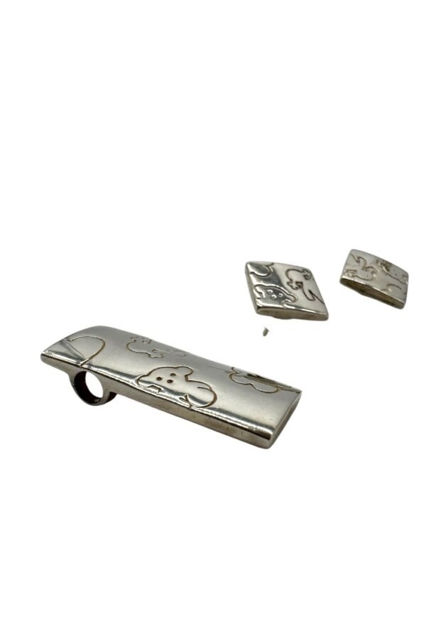 TOUS - SET PENDANT & EARRINGS SILVER